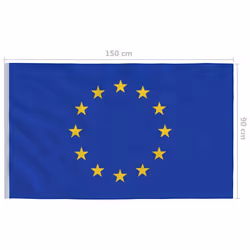 vidaXL Europe Flag Durable Garden Windsock With Brass Grommets National Flag - Additional view 4
