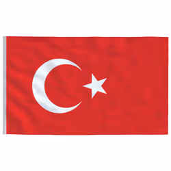 vidaXL Turkey Flag Durable Garden Windsock With Brass Grommets National Flag