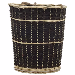 vidaXL Firewood Backpack with Carrying Belts 50x44x58cm Natural Willow Basket - Additional view 5
