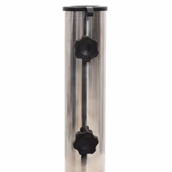 vidaXL Parasol Base Granite 30 kg Round Black Parasol Stand Umbrella Holder - Additional view 4