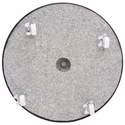vidaXL Parasol Base Granite 30 kg Round Black Parasol Stand Umbrella Holder - Additional view 5