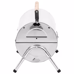 vidaXL Portable Tabletop Charcoal BBQ Grill Stainless Steel Double Grid Picnic - Additional view 4