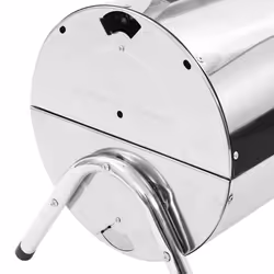 vidaXL Portable Tabletop Charcoal BBQ Grill Stainless Steel Double Grid Picnic - Additional view 7