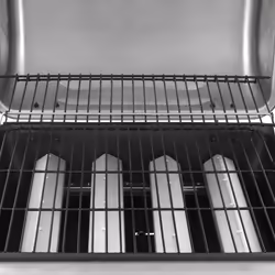 vidaXL Gas BBQ Grill with 4 Burners Black and Silver Outdoor Barbecue Grill - Additional view 4