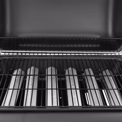 vidaXL Gas BBQ Grill with 6 Burners Black Natural Gas Barbecue Side Burner - Additional view 4