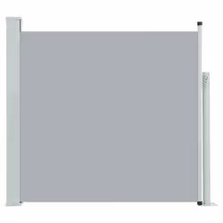 vidaXL Patio Retractable Side Awning 170x300cm Grey Privacy Garden Screen