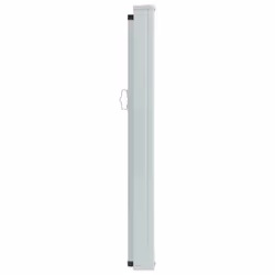 vidaXL Patio Retractable Side Awning Grey Privacy Screen Canopy Sunshade Yard