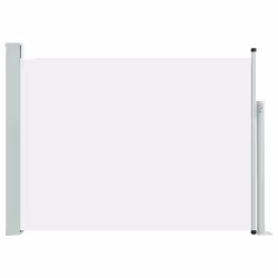 vidaXL Retractable Side Awning Outdoor Privacy Screen Blind Sunshade Shelter - cream, 120 x 500 cm - Additional view 3