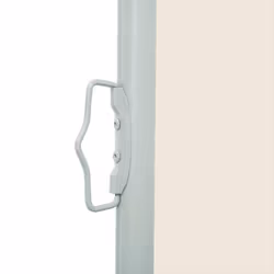 vidaXL Patio Retractable Side Awning 140x500cm Cream Privacy Garden Screen - Additional view 2