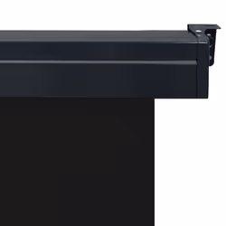 vidaXL Balcony Side Awning Privacy Screen Patio Sun Shade 105x250 cm Black - Additional view 7