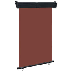 vidaXL Balcony Side Awning Outdoor Privacy Screen Patio Garden Screen Sunshade - brown