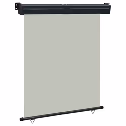 vidaXL Balcony Side Awning Outdoor Privacy Screen Patio Garden Screen Sunshade - grey, 145 x 250 cm