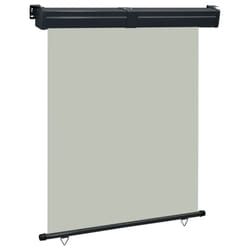 vidaXL Balcony Side Awning Outdoor Privacy Screen Patio Garden Screen Sunshade - grey, 145 x 250 cm