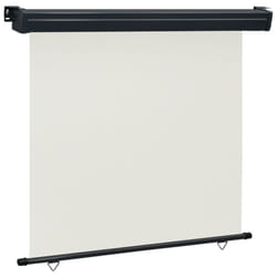 vidaXL Balcony Side Awning Outdoor Privacy Screen Patio Garden Screen Sunshade - cream, 165 x 250 cm