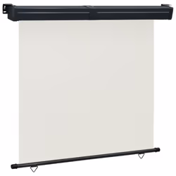 vidaXL Balcony Side Awning Outdoor Privacy Screen Patio Garden Screen Sunshade - cream, 175 x 250 cm