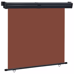 vidaXL Balcony Side Awning Outdoor Privacy Screen Patio Garden Screen Sunshade - brown, 175 x 250 cm