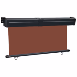 vidaXL Balcony Side Awning Outdoor Privacy Screen Patio Garden Screen Sunshade - brown, 175 x 250 cm