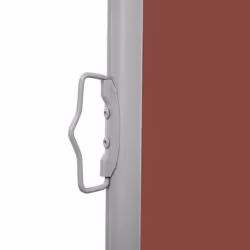 vidaXL Retractable Side Awning Brown 140x600cm Garden Screen Sunshade Shelter - Additional view 4