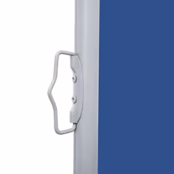 vidaXL Retractable Side Awning Blue 140x600cm Garden Screen Sunshade Shelter - Additional view 4