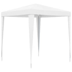 vidaXL Party Tent 2m White Outdoor Garden Canopy Gazebo Pavilion Marquees