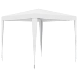 vidaXL Party Tent 2.5m White Outdoor Garden Canopy Gazebo Pavilion Marquees