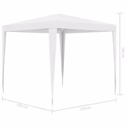 vidaXL Party Tent 2.5m White Outdoor Garden Canopy Gazebo Pavilion Marquees - Additional view 7