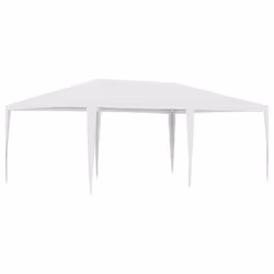 vidaXL Party Tent 6m White Outdoor Garden Canopy Gazebo Pavilion Marquees