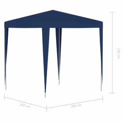 vidaXL Party Tent 2m Blue Outdoor Garden Canopy Gazebo Pavilions Marquees - Additional view 4