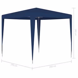 vidaXL Party Tent 2.5m Blue Outdoor Garden Canopy Gazebo Pavilion Marquees - Additional view 4