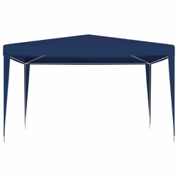 vidaXL Party Tent 4m Blue Outdoor Garden Canopy Gazebo Pavilions Marquees