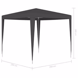 vidaXL Professional Party Tent 2.5m Anthracite Outdoor Garden Canopy Gazebo - Additional view 5
