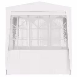 vidaXL Professional Party Tent with Side Walls 2m White Outdoor Canopy Gazebo