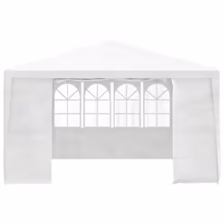 vidaXL Professional Party Tent with Side Walls 4m White Garden Canopy Gazebo