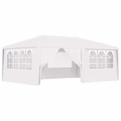 vidaXL Professional Party Tent with Side Walls 6m White Garden Canopy Gazebo