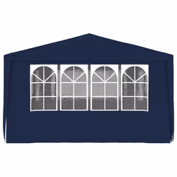 VidaXL Professional Party Tent with Side Walls 4x6 m Blue 90 g/m² - Additional view 4