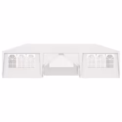 vidaXL Professional Party Tent with Side Walls 9m White Garden Canopy Gazebo