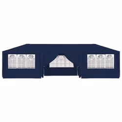 vidaXL Professional Party Tent with Side Walls 9m Blue Garden Canopy Gazebo