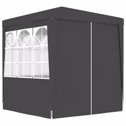vidaXL Professional Party Tent with Side Walls 2m Anthracite Garden Canopy