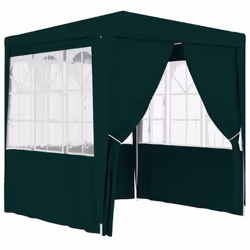 vidaXL Professional Party Tent with Side Walls 2m Green Garden Canopy Gazebo - Additional view 5