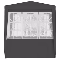 vidaXL Anthracite Garden Party Tent With Side Walls - 2.5 x 2.5m - Additional view 5