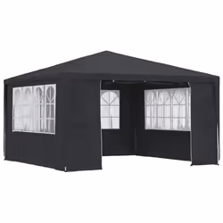 vidaXL Professional Party Tent with Side Walls 4m Anthracite Garden Canopy