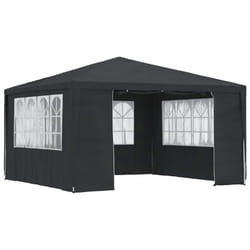 vidaXL Professional Party Tent with Side Walls 4m Anthracite Garden Canopy