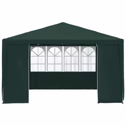 vidaXL Professional Party Tent with Side Walls 4m Green Garden Canopy Gazebo