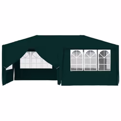 vidaXL Professional Party Tent with Side Walls 6m Green Garden Canopy Gazebo