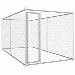 vidaXL Outdoor Dog Kennel 382x192x185cm Dog House Dog Case Animal Shelter