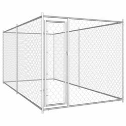 vidaXL Outdoor Dog Kennel 382x192x185cm Dog House Dog Case Animal Shelter