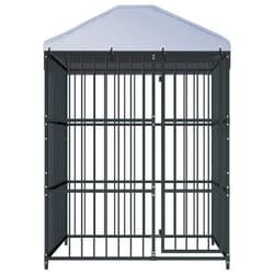 vidaXL Outdoor Dog Kennel with Roof Pet Cage Animal Shelter Garden Pen House
