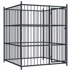 vidaXL Outdoor Dog Kennel with Roof Animal Shelter Garden Pen House Pet Cage