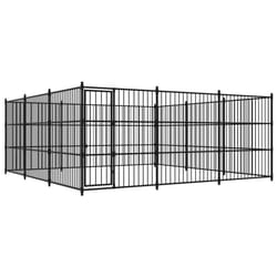 vidaXL Outdoor Dog Kennel 450x450x185cm Garden Pet House Playpen Exercise Cage