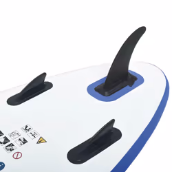 vidaXL Stand Up Paddle Board Set Sup Board Surfboard Inflatable Blue and White - Additional view 4
